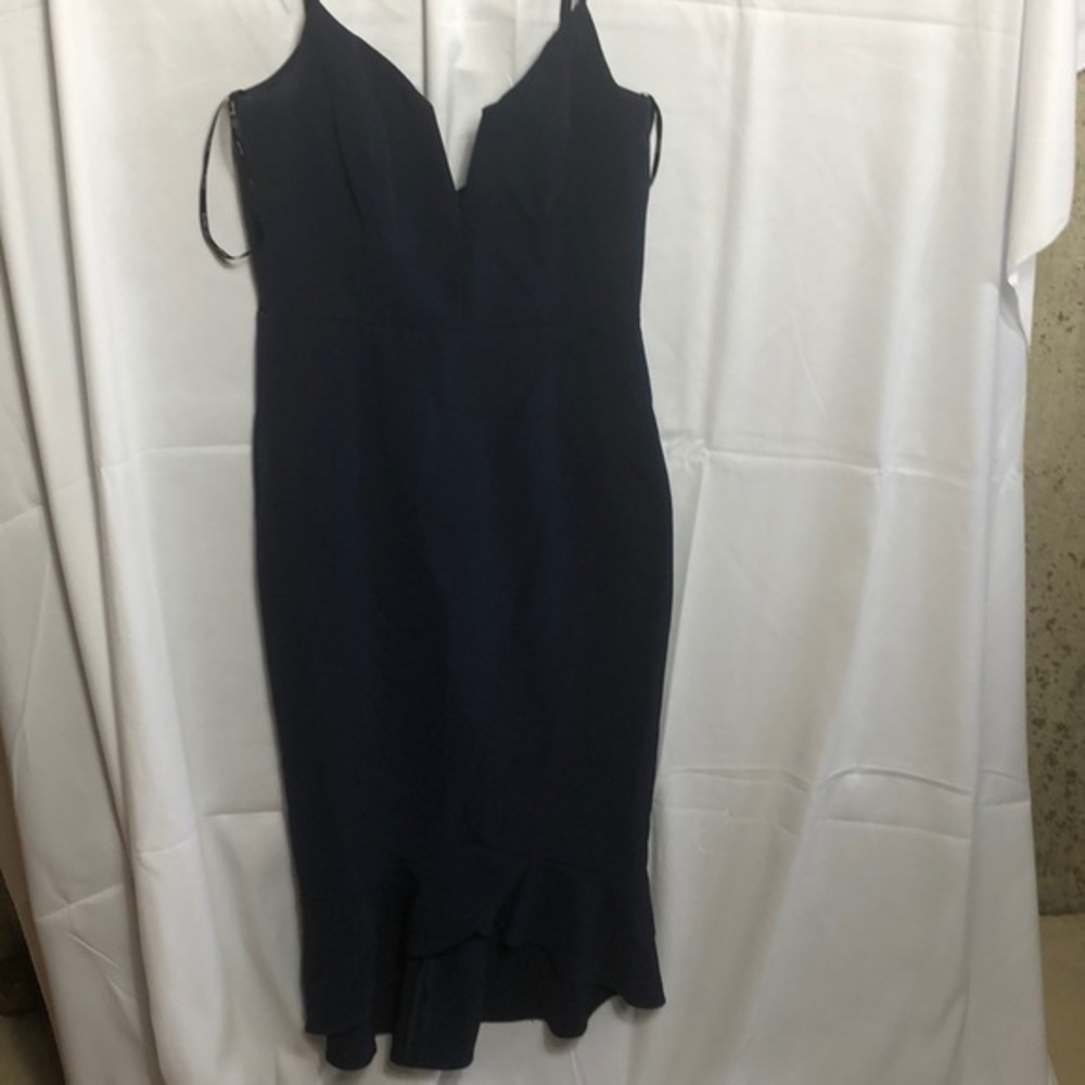 Bardot Navy Blue Dress Size 4/XS